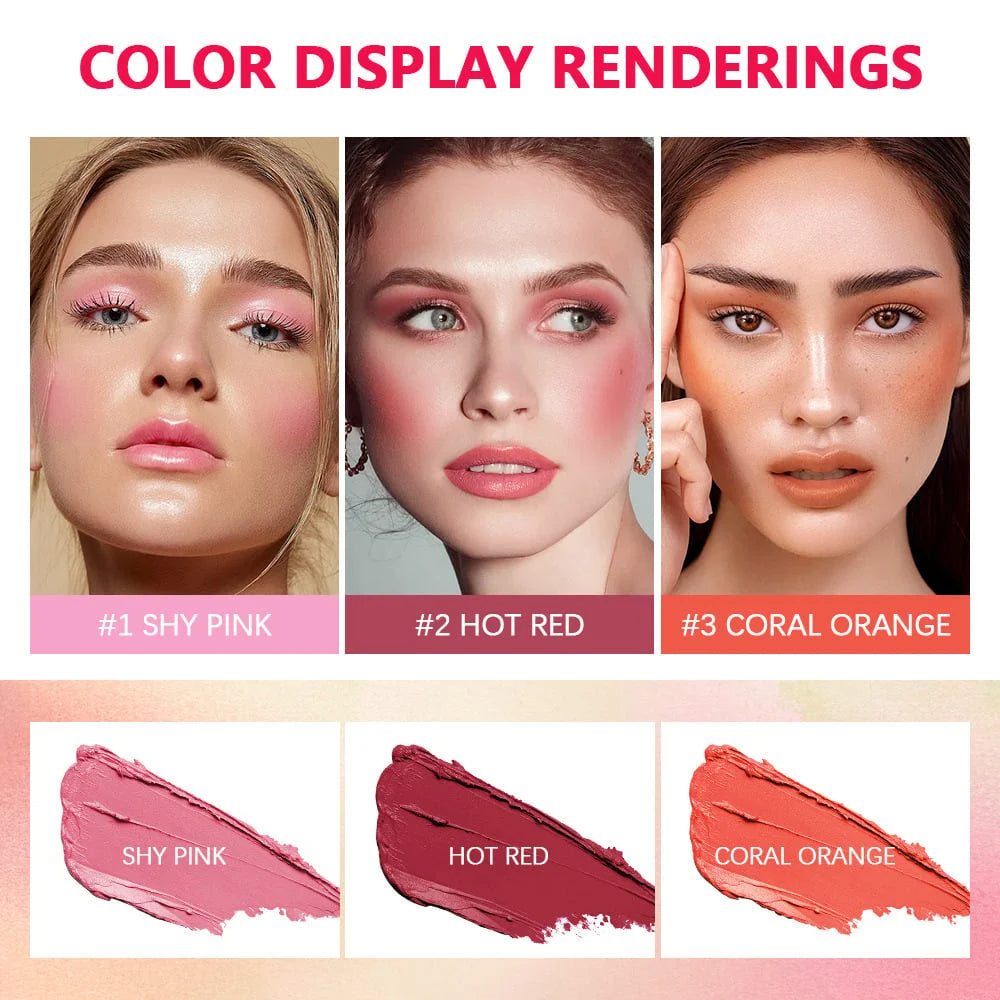 3-In-1 Contouring Lipstick and Blush Stick